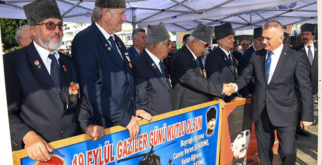 Antalya’da Gaziler Günü törenlerle kutlandı