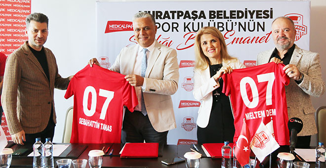 Muratpaşa’nın sultanlarına sağlık sponsoru 