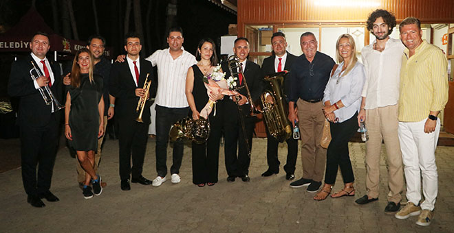 Phaselis Festivali'nde Golden Horn Brass konseri