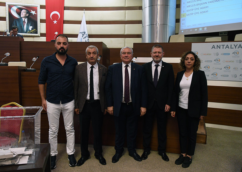 ATSO Meclis Başkanlığına Ahmet Öztürk seçildi 