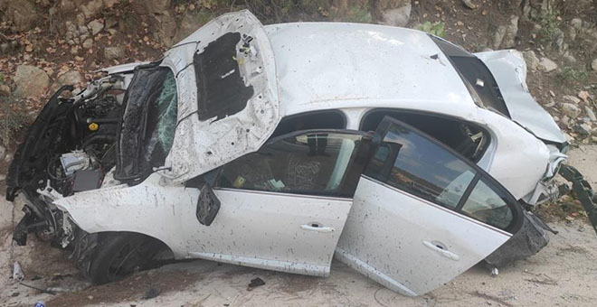 Akseki’de trafik kazası; 2 yaralı 