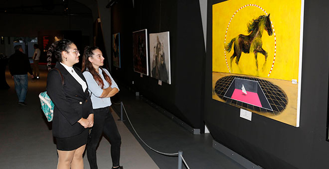 TJK 11. Resim Yarışması’nın beşinci sergisi Antalya’da açıldı