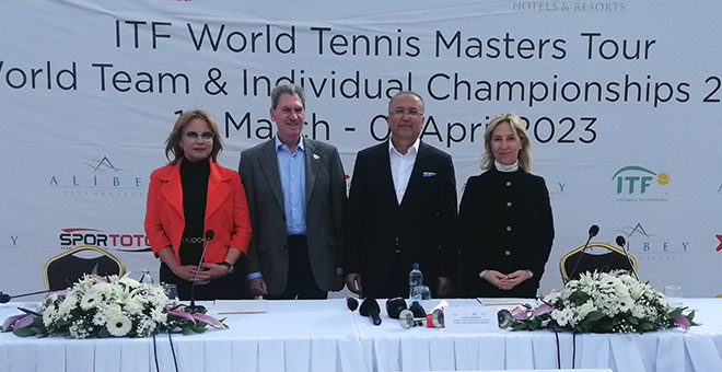 ITF World Tennis Masters Tour Dünya Şampiyonasında bin 200 sporcu mücadele edecek