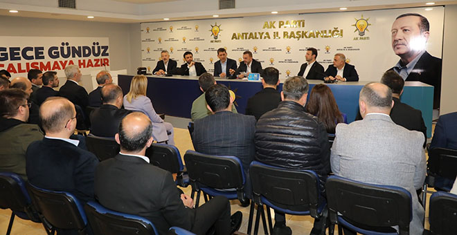 AK Parti Akdeniz Bölgesi İl Başkanları Toplantısı Antalya’da yapıldı 