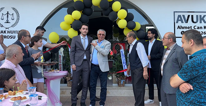 Av. Ahmet Can Konak’ın Hukuk Bürosu açıldı