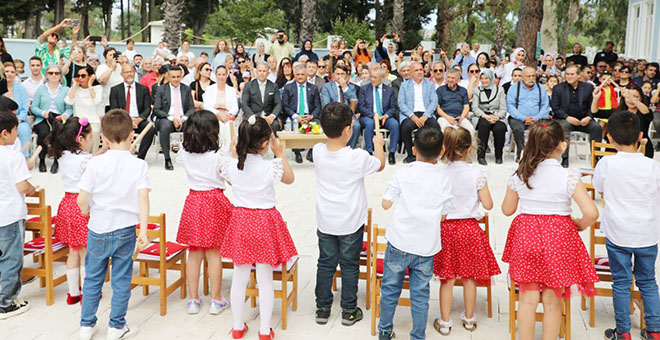 Özgül Canik Anaokulu törenle açıldı