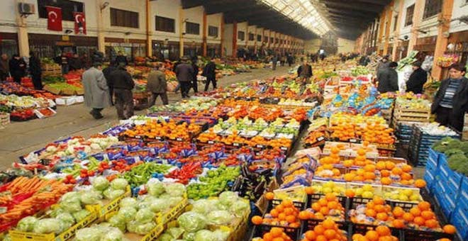 Antalya'da sebze fiyatlarında yüzde 36,69 düşüş