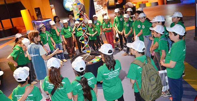 Antalya Bilim Merkezi’nde öğrencilere çevre bilinci aşılandı 