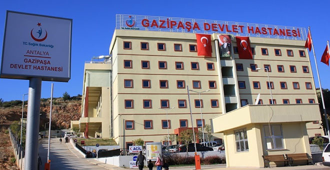 Gazipaşa Devlet Hastanesi'ne 7 ayda 201 bin 485 hasta başvurdu 
