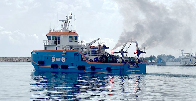 'Akdeniz Araştırma 1' gemisi Lübnan kara sularındaki balık ekosistemini araştıracak 