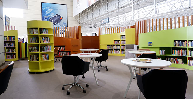 Antalya Havalimanı Kütüphanesi misafirlerini bekliyor