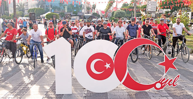 Alanya’da 100. Yıl Bisiklet Turu 