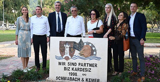 Kemer ve Schwabach 25 yıllık kardeşliğini kutluyor
