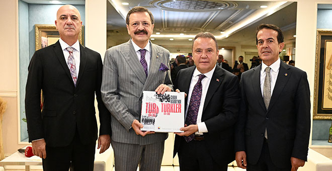 TOBB Başkanı Hisarcıklıoğlu’dan Başkan Böcek’e ziyaret
