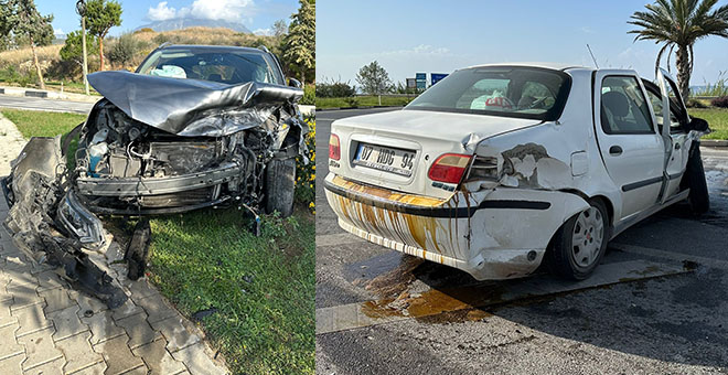 Alanya'da trafik kazası: 4 yaralı 