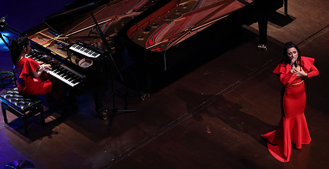 ‘Piyanonun kraliçeleri’ Antalya’da sahne aldı