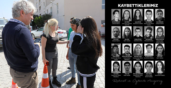 Akdeniz Üniversitesi depremde vefat eden öğrencilerini unutmadı