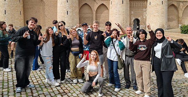 Antalyalı öğrenciler İspanya’da 