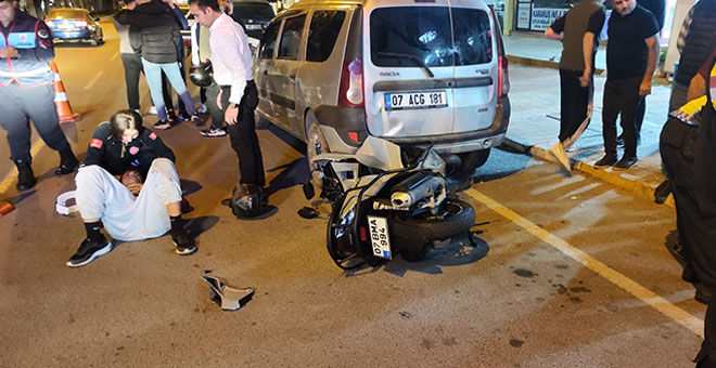 Alanya’da motosiklet iki yayaya çarptı: 1 ölü 