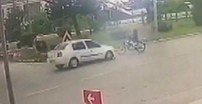 Alanya’da bir kişinin öldüğü feci kaza kamerada 
